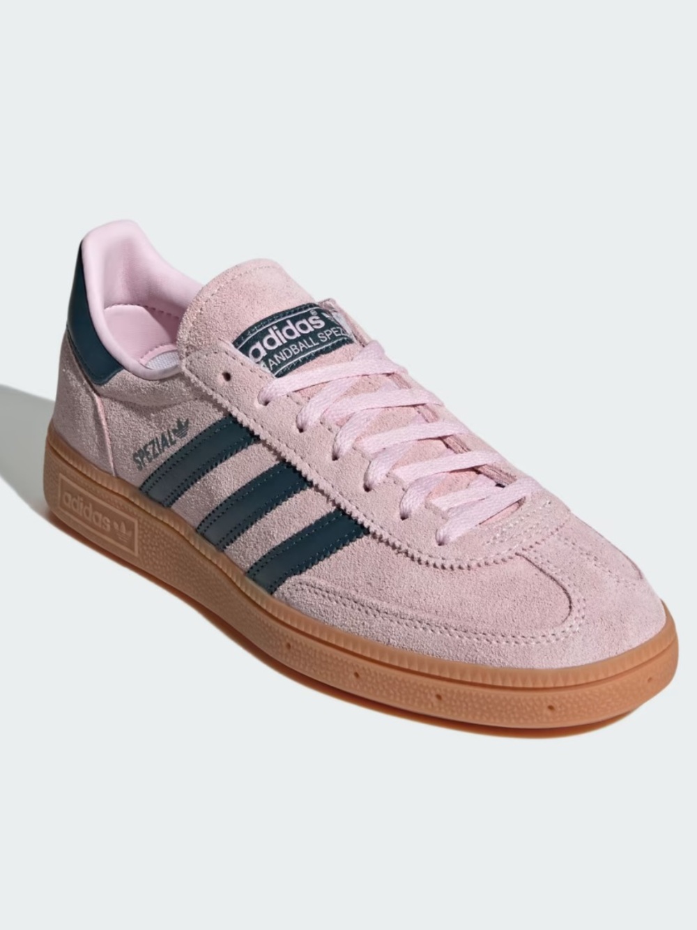 Adidas Handball Spezial Shoes in Clear Pink / Arctic Night / Gum NIB